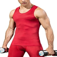 Muška majica za atletsku konzervu bez rukava, teretana Sportski fitnes trening vrhovi