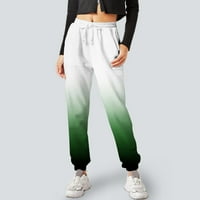 Akiihool ženske hlače ženske povremene elastične struine solidne udobne jogging jogger hlače sa džepovima