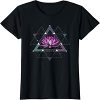 Lotus cvijet sveta geometrija joga meditacija duhovne zen majice