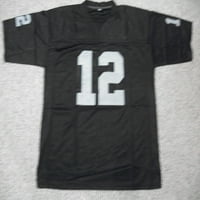 Neigned Ken Stabler dres # Los Angeles Oakland Custom Prošičene crne nogomete Novo No Novostepene marke Logos Veličine S-3XL