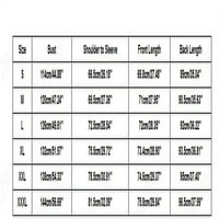 Xiuh Plus Veličina Ljetnih vrhova Dugih bluze Ležerne prilike Labavi vrhovi Ženska majica s majicom