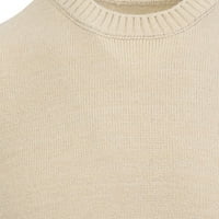 Cisterne za okrugle dekolte za muškarce Duks bez rukava Vest Uniform pamučni plesip prsluk bluza pulover pulover