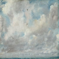 28 X24 Fini umjetnički plakat John Constable - Cloud Study