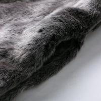 Muški zimski kaputi sa čvrstim bojama sa šljokicama topla jakna na dugih rukava imitacija vunene jednokratne jakne