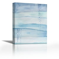 Plava pješčana oluja - Savremena likovna umjetnost giclee na platnu Galerija WAPH - zidni dekor - umjetnička slika - spreman za objesiti