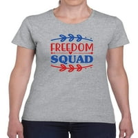 Freedom Squad W Garland Majica Žene -Image by Shutterstock, ženska srednja
