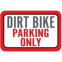 Prljavi bicikl Parking samo znak