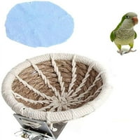 ChanpPlus konop uže Weave Wirtd Rotling Nest Bed za papagaj Kardan Kanary LoveBird i mali papažni kavez