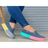 Ženske platforme Natikači Neklizajuće casual cipele na loafer Laganu šetnju cipelama Ženska boja Blok