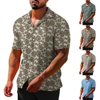 Muškarci Ležerne prilike Havajska majica na plaži Down Cvjetne majice kratkih rukava