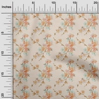 Onuone Rayon breskve tkanine od tkanine cvjetni obrtni projekti Dekor tkanina koji se štampaju široko dvorište