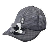 Fdelink Ljetni ventilator hlađenja bejzbol kapa šešir USB punjenje prozračne sjene za sunčanje Hat modni