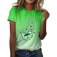 U ženskoj slatkoj košulji majica od gljiva Top kratkih rukava Ležerna majica xxl