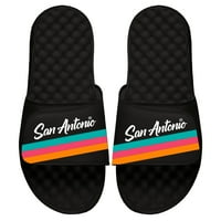 Mladi Olide Black San Antonio Spurs City Edition Boja Stripe Slide Sandals