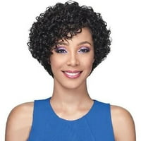 Perike za ljudske kose za crne ženske kratke perike bez čipke prednje prirodne boje