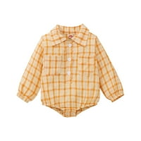 fvwitlyh predškolska dječaka odjeća odjeća za djecu od pamuka pamučna majica s dugim rukavima Romper