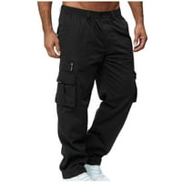 Muške golf hlače Classic Fit Vintage Solid Color duge hlače Sportske hlače Jogging Hlače Urban Muns