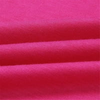 Wozhidase Ležerne haljine za ženska ružičasta haljina za ženske haljine bez rukava na rukavu za rucinu