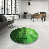 Ahgly Company u zatvorenom pravokutniku duboko smaragdno zeleni tepihe zelene površine, 2 '3'