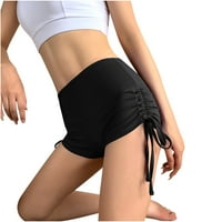 Daqian Plus size gamaše čišćenja Ženske bešavne joge kratke hlače visoke struk teretanu Kompresioni