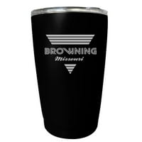Browning Missouri suvenir oz Crni nehrđajući čelik Tumbler Retro dizajn