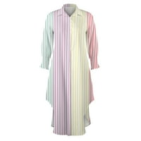 MAXI Ljetne haljine za žene Žene Polka Dot Print Maxi haljine Plaža Haljina za odmor Boho haljina džepova