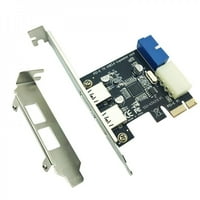 Novi USB 3. PCI-E adapter za proširenje kartica Vanjski port USB3. HUB Interni PIN zaglavlja PCIe Card PIN IDE priključak za napajanje