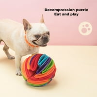 Tkanina od hrane INTERAKTIVNA Ulagač za puzzle igračke za štene kugličnu igračku za male do srednjih pasa i mačaka siva plava ružičasta pinshui