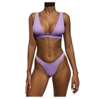 Ženski visoko struk bikini Push up Bikinis Print kupaći kostimi za kupaće plaže