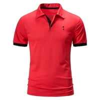 Adviicd Ljetne košulje za muškarce muške tanke-fit-fit brzo suhe polo majice za golf