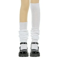 Jedno otvaranje ženske čarape za ženske cijevi pune boje pletene pločice čarape za lagane dugih čarapa