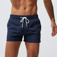 Muške hlače Džepovi prozračne kratke hlače plus kovčeći rubne kostime Slim Beach Muški kupaći kostimi