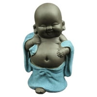 Keramika Maitreya Buddha statui čaj skulptura ručno rezbareni figurinski zanatski ekran ukras za uređenje