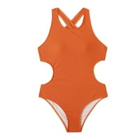 AMOUSA ženska modna čvrsta boja seksi bikini kupaći kostimi za kupaće kostimu