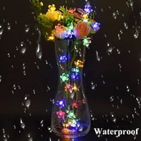Solarna žica sa žicom, LED cvjetovi solarne vilične svjetiljke na modulama Vodootporna vanjska vrta Cvjetna svjetla