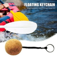 Kotyreds Cork Ball plutajući ključ za ključeve prstenaste prstenastim ključem za brod jedrenje kajaka poklon