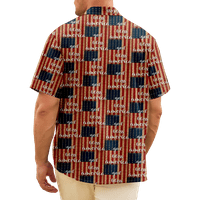 4. jula muške havajske majice USA Nacionalna zastava košulja grafički košulja 3D ispis dnevno praznični