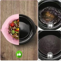 Wozhidaoke pribor za čišćenje Kuhinjski pribor Silikonski sporo posuđe za kuhanje za višekratnu konzervu