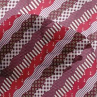 Onuone viskoza šifon grimizno crvena tkanina patchwork šivene zanatske projekte Tkanini otisci sa dvorištem širom