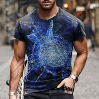 Ayolanni izlazi vrhovi muški unise dnevna majica 3D ispis grafički otisci poprečni ispis kratkih rukava na vrhu casual bluza