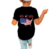 SDJMA DAN Nezavisnosti DIJELJNI DIO MOŽE Kratka majica okrugla vrata Brza suha košulja Summer plivanja za baby Boys