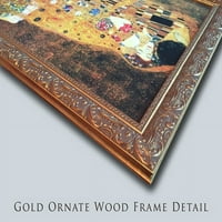 Pogled na Kairo Gold Ornate Wood Fram Canvas Art od Gerome, Jean Leon
