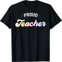 Žene vrhovi ponosni učiteljski posao majica Poklon posada majica za zabavu TEE