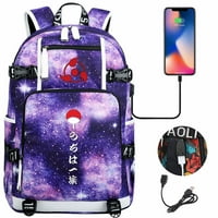 BZDAISY 15 '' Laptop ruksak sa USB punjenjem i višestruki džep, savršen za Naruto navijače