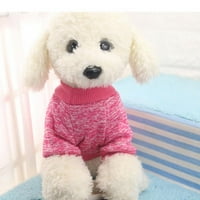 Klasični džemper za kućne ljubimce, mekani kaput od runa za mali, srednji pas, toplo kućna mačka za