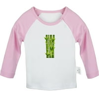 Priroda uzorak bambusova majica za bebe, majice za bebe, novorođenčad, dojenčad, dječji grafički teženi odjeća