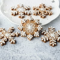 MyBeauty prekrasan snježni oblikovanje kolačića Cutter Božićni stil DIY plastični rezač biskvit Kuhinjski