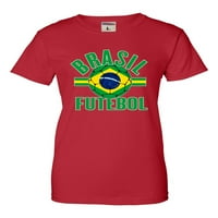 Idite na Brasil Futebol Brazil Football Soccer Futbol majica MENS Women Youth