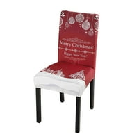 Seyurigaoka božićna stolica pokriva stolnjak vodootporni trpezarijski stol za stol za stol za stol za dekor za odmor