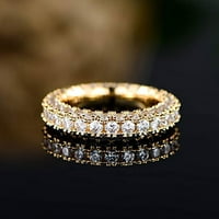 Sehao Diamond Ring za žene Nakit Popularni dodaci Gold, Poklon, na klirensu